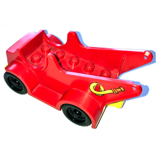 Duplo Fire Wagon with Hose Print Rot
