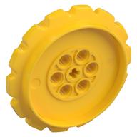 Technic Tread Sprocket Wheel Large Diameter 7 Holes, 14 Tooth Yellow