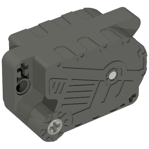 Pullback Motor 7 × 5 × 3 in Dark Gray
