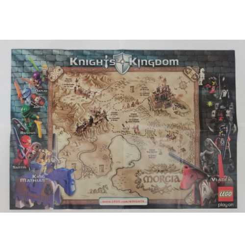 Poster, Knights Kingdom II, Dual Sided (Set 8809) in [Keine Farbe/Beliebige Farbe]
