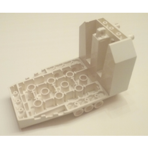 Aircraft Fuselage Angular Aft Section 6 × 10 × 5 White