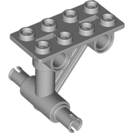 Plate Special 2 × 4 Thin 4 Holes, Struts and 2 Pins [Undercarriage]
