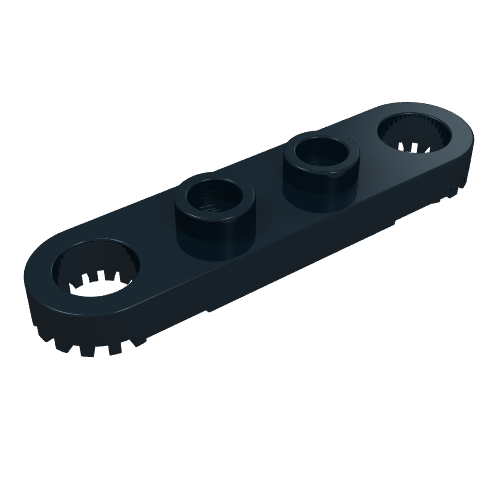 Technic Plate 1 × 4 with Toothed Ends
