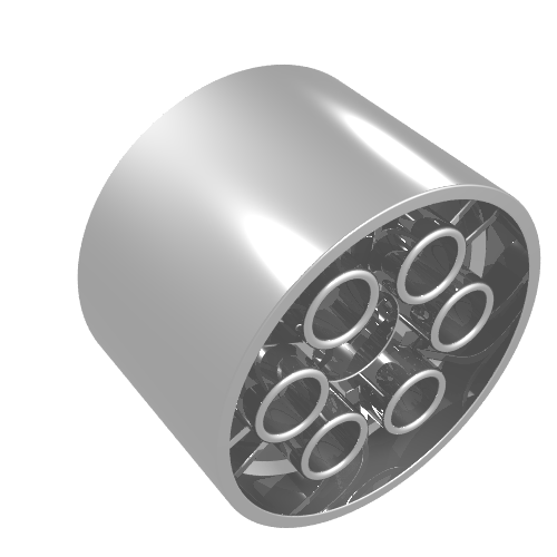 Wheel 20 × 30 Technic Chrome Silver