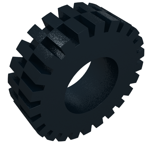 Reifen 30 × 20 Technic Schwarz