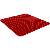 Duplo Baseplate 24 × 24 Red