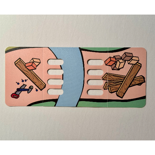 Duplo Playmat, Bridge Under Construction / Finished Bridge Print [Keine Farbe/Beliebige Farbe]
