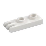 Hinge Plate 1 × 2 with 3 Fingers [Hollow Studs] White