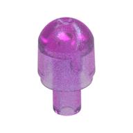 Light Cover with Internal Bar / Bionicle Barraki Eye with Hole in Bar Opal Trans-Dark Pink