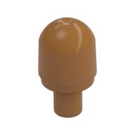 Light Cover with Internal Bar / Bionicle Barraki Eye with Hole in Bar Medium Nougat