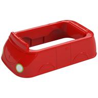 Duplo Car Body 4 × 8 with White/Yellow Headlights print Red