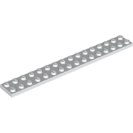 Plate 2 × 16 White