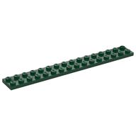 Plate 2 × 16 Dark Green