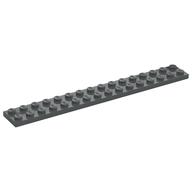 Plate 2 × 16 Dark Bluish Gray