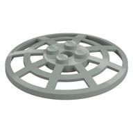Dish 6 × 6 Inverted, Radar / Webbed [Anti-studs at 90°] Light Gray