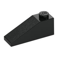 Brick Sloped 33° 3 × 1 Black