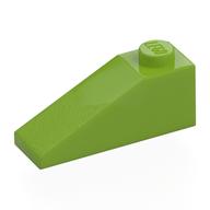 Brick Sloped 33° 3 × 1 Lime