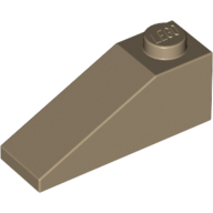 Brick Sloped 33° 3 × 1 Dark Tan