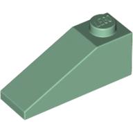Brick Sloped 33° 3 × 1 Sand Green