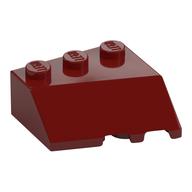 Brick Wedged, Sloped 45° 3 × 3 Left Dark Red