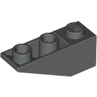 Brick Sloped Inverted 34° 3 × 1 without Internal Stopper Dunkelgrau