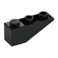 Brick Sloped Inverted 33° 3 × 1 with Internal Stopper and No Front Stud Connection Schwarz