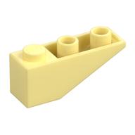 Brick Sloped Inverted 33° 3 × 1 with Internal Stopper and No Front Stud Connection Bright Light Yellow
