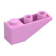 Brick Sloped Inverted 33° 3 × 1 with Internal Stopper and No Front Stud Connection Bright Pink