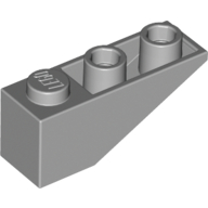 Brick Sloped Inverted 33° 3 × 1 with Internal Stopper and No Front Stud Connection Light Bluish Gray