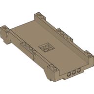 Track System, Straight Track 16 × 8 × 2 Dunkelbeige