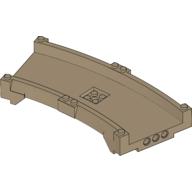 Track System, Curved Track 17 × 12 × 2 Dunkelbeige