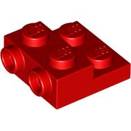 Plate Special 2 × 2 × 2/3 with Two Studs On Side and Two Raised [Half Hollow Anti-stud] - Updated Version Rot