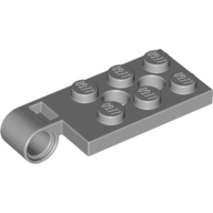 Scharnier Platte 2 × 4 mit Pinloch mit 2 Löcher - oben