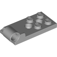 Scharnier Platte 2 × 4 mit Pinloch mit 2 Löcher - unten