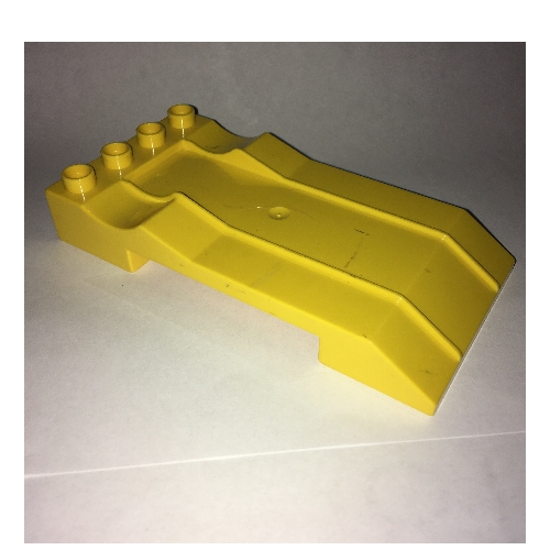 Duplo Car Lift Ramp Plate Gelb