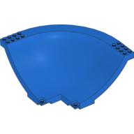Sports Arena Section / Snowboard Ramp Corner Blau