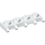 Hinge Vehicle Roof Holder 1 × 4 Weiß