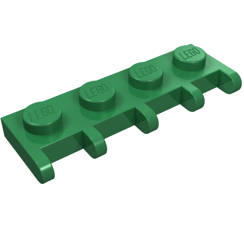 Hinge Vehicle Roof Holder 1 × 4 Green