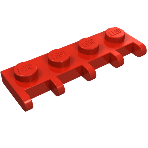 Hinge Vehicle Roof Holder 1 × 4 Rot