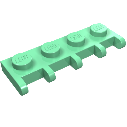 Hinge Vehicle Roof Holder 1 × 4 Medium Green