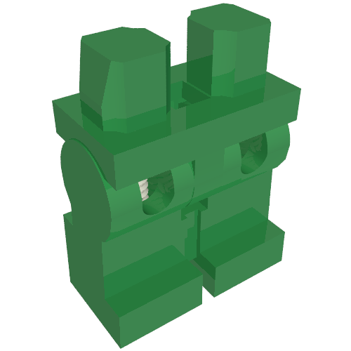 Hips and Spring Legs with Silver Springs (Weak) Green