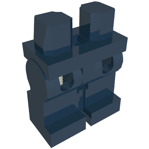 Hips and Spring Legs with Silver Springs (Weak) Dark Blue