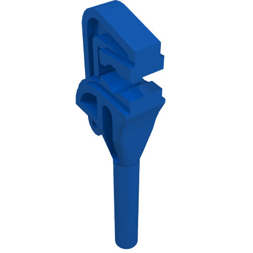 Tool Pipe Wrench / Adjustable Spanner Blau
