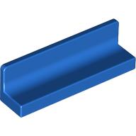 Panel 1 × 4 × 1 with Rounded Corners [Thick Wall] Blue