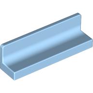 Panel 1 × 4 × 1 with Rounded Corners [Thick Wall] Pastel Blue