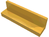 Panel 1 × 4 × 1 with Rounded Corners [Thick Wall] Bright Light Orange