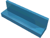 Panel 1 × 4 × 1 with Rounded Corners [Thick Wall] Maersk Blue
