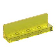 Panel 1 × 4 × 1 with Rounded Corners [Thick Wall] Trans-Yellow