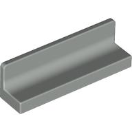 Panel 1 × 4 × 1 with Rounded Corners [Thick Wall] Light Gray