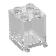 Box 2 × 2 × 2 [Hollow Studs] Trans-Clear